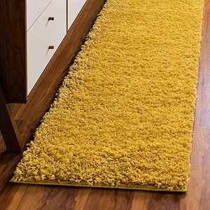 Solid Shaggy Rugs and Carpet for Bedroom