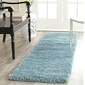 Solid Shaggy Rugs and Carpet for Bedroom