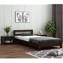 SUNCOM Solid Sheesham Wood Bed 6X4 Single Bed Without Storage for Bedroom - Single Cot Wooden Bed Double Size for Living Room Guest Room - 12 Month Warranty (Walnut Finish, 6X4)