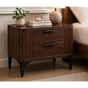 Solid Sheesham Wood Bedside Table for Bedroom