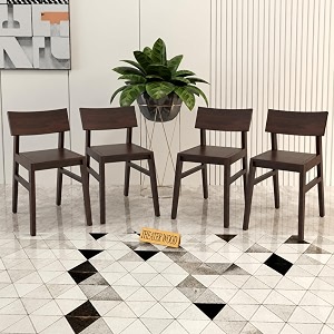 Solid Sheesham Wood Dining Chair Set of