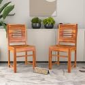 Solid Sheesham Wood Dining Chair Set of