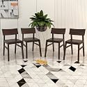 Solid Sheesham Wood Dining Chair Set of