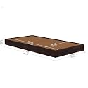 SUNCOM Solid Sheesham Wood Diwan Single Bed Without Storage for Bedroom - Double Cot Wooden Bed Single Size for Living Room Guest Room Bed 6X4-12 Month Warranty (Walnut Finish)