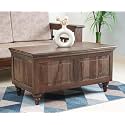 Solid Sheesham Wood Hand Crafted Trunk Box For Storage Home | Wooden Decorative Trunk Box For Bedroom And Living Room Furniture (Walnut)