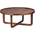 Solid Sheesham Wood Round Center Coffee Table