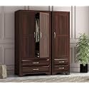 Solid Sheesham Wood Wardrobe Storage Almirah