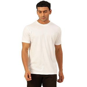 Solid Soft Cloth Round Neck Cotton Relaxed