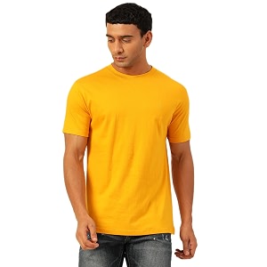 Solid Soft Cloth Round Neck Cotton Relaxed