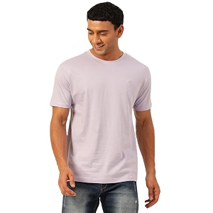 Solid Soft Cloth Round Neck Cotton Relaxed