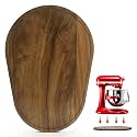 Solid Walnut Wood Mixer Slider Mat for KitchenAid 5-8 Qt Bowl Lift Mixer