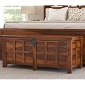 Solid Wood Trunk Box For Storage In Sheesham Wood 50''X24''X21.5''