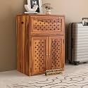 Solid Wooden Inverter Battery Cabinet Single