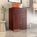 Solid Wooden Inverter Battery Cabinet Single