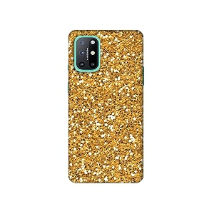 Solimo Plastic Designer Golden Sparkle 3D Printed