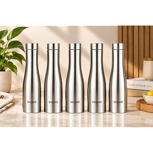 Solimo Water Bottle Quality Hi-Rise Stainless Steel