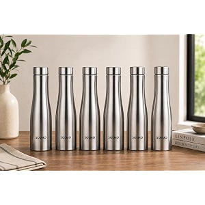 Solimo Water Bottle Quality Hi-Rise Stainless Steel