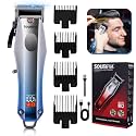 SOLIMPIA HT-675 Salon Series Professional Digital Display Cordless Hair Clipper Electric Hair Cutter Kit Wireless Hair Grooming Trimmers Set, Li-ion Battery 1000mAh 180 minutes Runtime, Blue