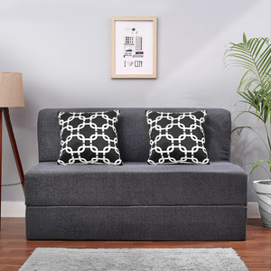 solis primus-comfort for all 4x6 size for 2 person- molfino fabric washable cover 3 seater double foam fold out sofa cum bed
