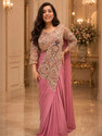 SOLITIQ Ready to Wear Embroidered Pre Draped