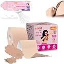 Solitude Boob Tape Kit - Breast Lift Tape & Strapless Dress Solution with 10 Nipple Pasties for Fashion with 36 Strips Multipurpose Invisible Double-Sided Fashion Tape for Women Clothes