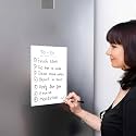 SOLO A4 Magnetic Whiteboard (8.3x11.7 inch) | Restickable Reusable Writing Board with Magnetic Whiteboard Markers &amp; Duster | Dry Erase Board for Home, Office &amp; School