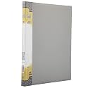 Solo A4 Punchless Lever Clip File with Inside Transparent Pocket (Grey, Pack of 1)