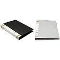 Solo RB- 402 Ring Binder-2-D-Ring A4 - Black &amp; Solo RB- 406 Student's Ring Binder (17mm Ring) A4 - Grey