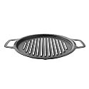 Solo Stove Large Cast Iron Grill Top, Cookware for Bonfire and Yukon fire pit, Fireplace accessory, Cooking surface: 17.75", Weight: 17 lbs