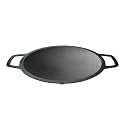 Solo Stove Large Cast Iron Wok Top, Stir Fry Pan, Cooktop for Bonfire and Yukon fire pit, Fireplace accessory, Cooking surface: 18", Depth: 2.5", Weight: 12.5 lbs