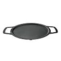Solo Stove Ranger Cast Iron Griddle Top, Cookware for Ranger fire pit, Fireplace accessory, Cooking surface: 14.25", Weight: 12.5 lbs