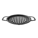 Solo Stove Ranger Cast Iron Grill Top, Cookware for Ranger fire pit, Fireplace accessory, Cooking surface: 14.25", Weight: 13 lbs