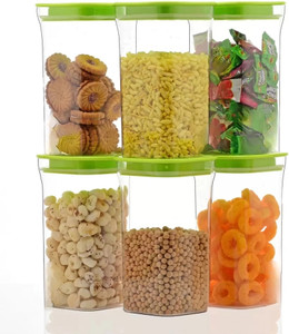 solomon plastic grocery container  - 1100 ml pack of 8 green