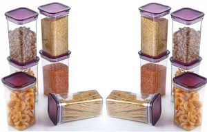 solomon plastic grocery container  - 1100 ml pack of 12 purple