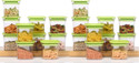 Solomon Plastic Grocery Container  - 600 ml (Pack of 20, Green)