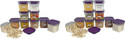 Solomon Plastic Grocery Container  - 600 (Pack of 20, Purple)