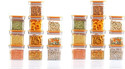 Solomon Plastic Grocery Container  - 600 (Pack of 20, Orange)