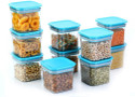 Solomon Plastic Grocery Container  - 600 (Pack of 10, Blue)