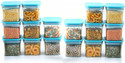 Solomon Plastic Grocery Container  - 600 (Pack of 16, Blue)