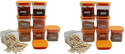 Solomon Plastic Grocery Container  - 600 (Pack of 16, Orange)