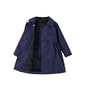 SOLY HUX Toddler Girl's Double Breasted Long Sleeve Trench Coat Outwear