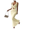 SOLY HUX Women's 2 Piece Outfit Twist Front Halter Cami Skirt Summer Set