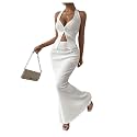 SOLY HUX Women's 2 Piece Outfit Twist Front Halter Cami Skirt Summer Set