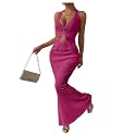 SOLY HUX Women's 2 Piece Outfit Twist Front Halter Cami Skirt Summer Set