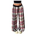 SOLY HUX Women39s Plaid Checkered Pants Flannel
