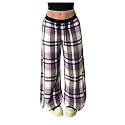 SOLY HUX Women39s Plaid Checkered Pants Flannel