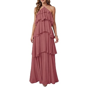 SOLY HUX Womens Wedding Guest Maxi Dress