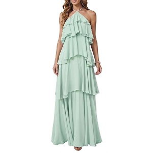 SOLY HUX Womens Wedding Guest Maxi Dress