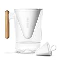 Soma by Full Circle 10-Cup Water Filter Pitcher with Bamboo Handle