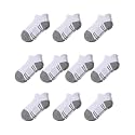 Somaibo 10 Pairs Boys Girls Ankle Socks Kids Athletic Socks No Show